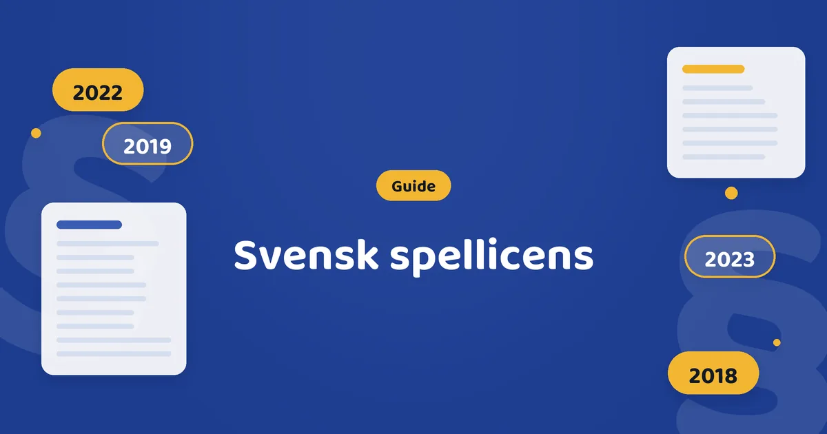 Svensk spellicens